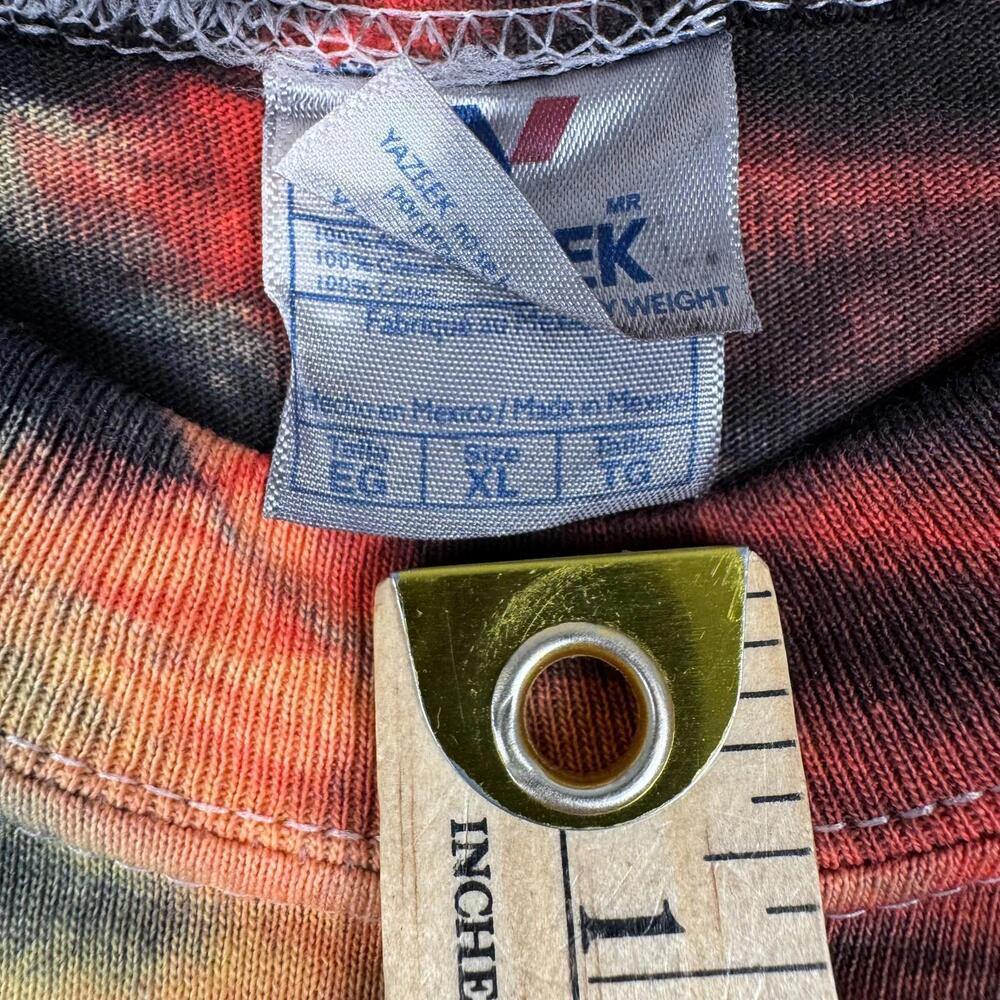 Y2K Harley Davidson Motorcycle XL Tie Die Sleeveless Muscle Shirt Grunge Punk - Picture 6 of 9